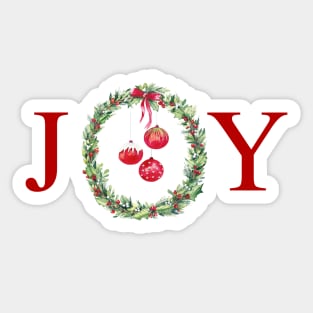 Christmas Joy illustration Sticker